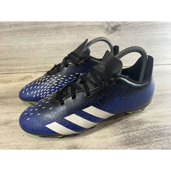 Adidas Cleats Youth US 5.5 Blue Lace Freak.4 Soccer Running Low Top FY0626 - Picture 3 of 9